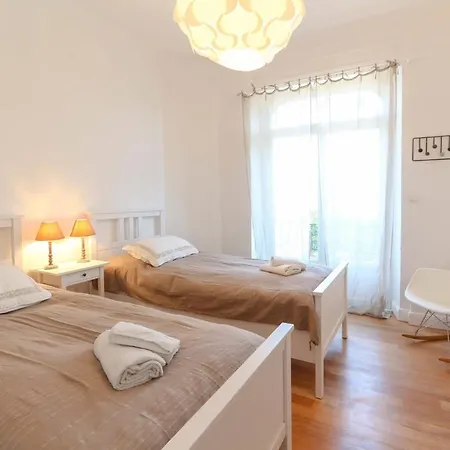 Superb 3br With Ac Sea View Parking And Garden - Benakey Apartment Cannes