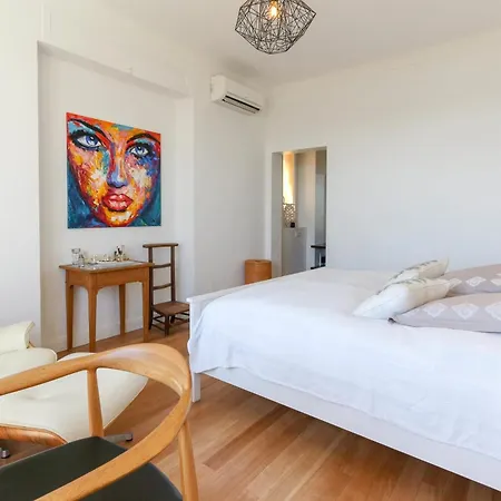Superb 3br With Ac Sea View Private Garden Parking- Benakey * 戛纳