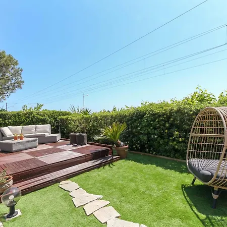 Superb 3br With Ac Sea View Private Garden Parking- Benakey 戛纳