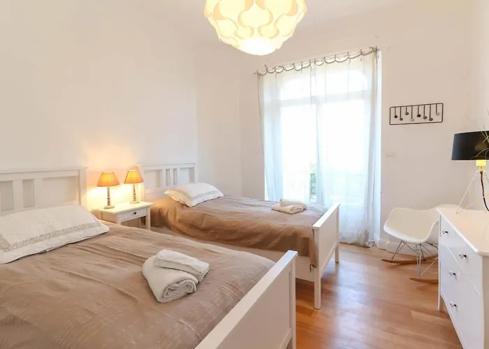 Superb 3br With Ac Sea View Parking And Garden - Benakey Apartamento Cannes