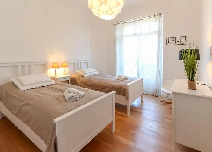 Superb 3br With Ac Sea View Parking And Garden - Benakey * Cannes