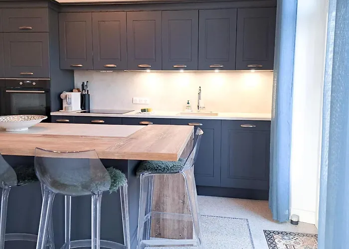 Superb 3br With Ac Sea View Parking And Garden - Benakey Apartamento Cannes